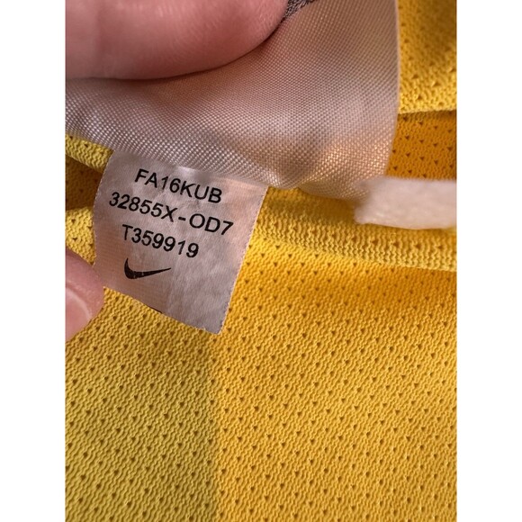 Nike Dri-FIT Oregon Ducks Polo Shirt XXL Yellow Green Game Day Team‎ Gear - Picture 7 of 8